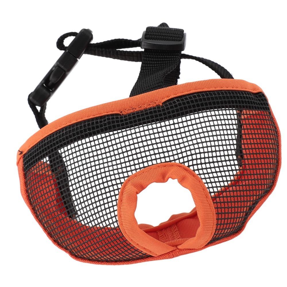 Breathable Dog Mouth Guard Adjustable Short Snout Dog Muzzle Snug Fit Flat Face Muzzle Lick Stop