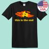 Helicopter Sunset Jungle This is the End T-shirt