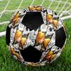 Zenitsu Agatsuma Soccer Ball Colorful All Ages Machine Stitched PVC Competition Ready Durable High-Bounce.SIZE5