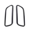 Black Steel Rear Exhaust Muffler Tail Pipe Cover Trim For Volvo S60 2014-19