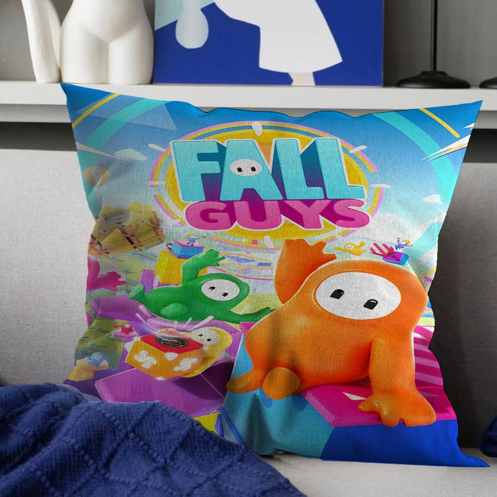 Fall Guys Pillow Gift Home Office Decoration Bedroom Sofa Car Cushion Cover case x