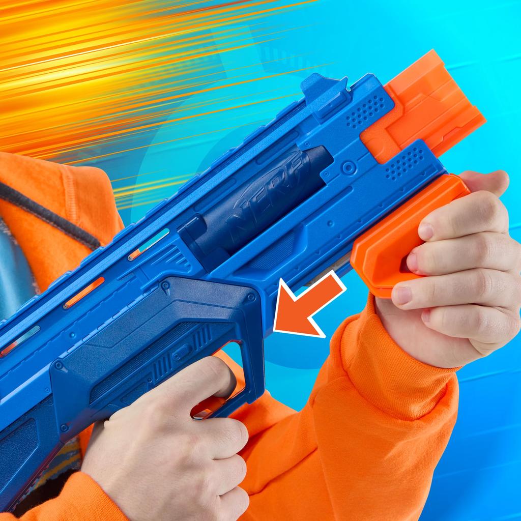 Бластер Hasbro Nerf N-Series Double Impact, включает 12 официальных дротиков N1, взведение помпой, идеальный подарок для детей от 8 лет, G0879