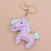 Women's Bag Charm Decoration Bag Pendant Cartoon Rocking Wooden Horse Women's Leather  Bag Charm Key Chain Cute Bag Accessories Gifts