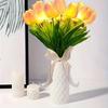 Tulip Simulation Flower Luminous LED Tulip Bouquet Tulip Night Lamp Christmas Gift Valentine's Day Flower Home Decor