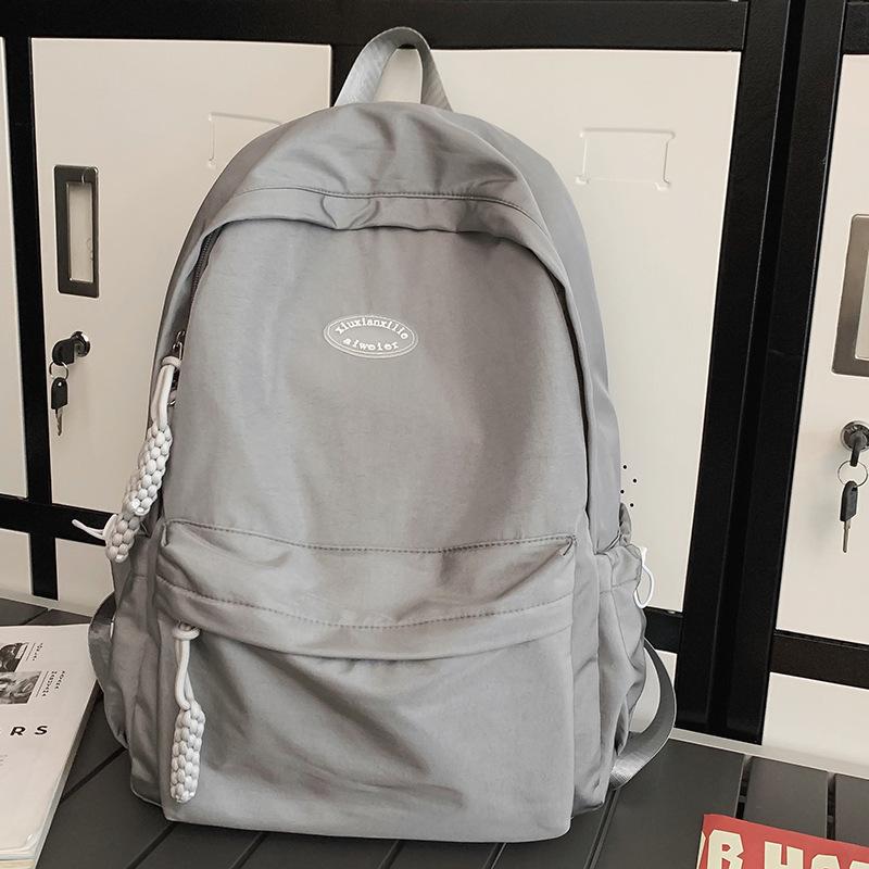 Schoolbag School Bag Elementary School Girls Junior High School Students High School Students College Boys Backpack Wholesale Alphabet Backpack