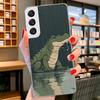 Crocodile Animal Cover Phone Case For Samsung Galaxy S26 S25 Edge S24 Ultra S23 S22 Plus S21 S20 FE Soft Fundas Shell Galaxy S25