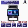 Android Carplay для Nissan X-trail 2 T31 2007-2015, автомобильный радиоприемник, мультимедийный видеоплеер, GPS-навигация, WIFI, 4 + 64 ГБ