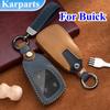 Leather Car Remote Key Case Cover For GMC Yukon For Chevrolet Suburban Tahoe For Buick ENVISION S Plus Avenir Keyless Shell