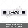 3D ABS HSE Luxury Badge SCV6 SCV8 SDV6 SDV8 Rear Trunk Emblem Car Fender Stickers For  Discovery Velar Range Rover
