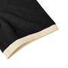 Men's Contrast Piping Raglan Henley T Shirt Placket Slub Cotton Short Sleeve Casual Summer Tee