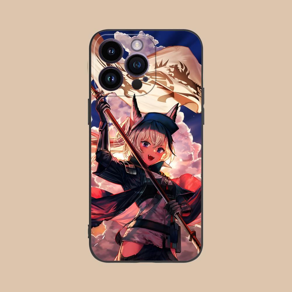Arknights Grani Матовый ТПУ Чехол для Мобильного Телефона для iPhone 17 16 15 14 13 12 11 X XR XS 8 7 Air Pro Max Plus Mini Цветной Чехол