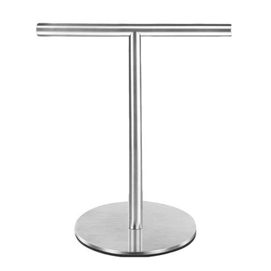T-Shaped Towel Rack Storage Organizer Rust-Resistant Easy Installation Bath Hand Towel Holder Stand with Heavy Base