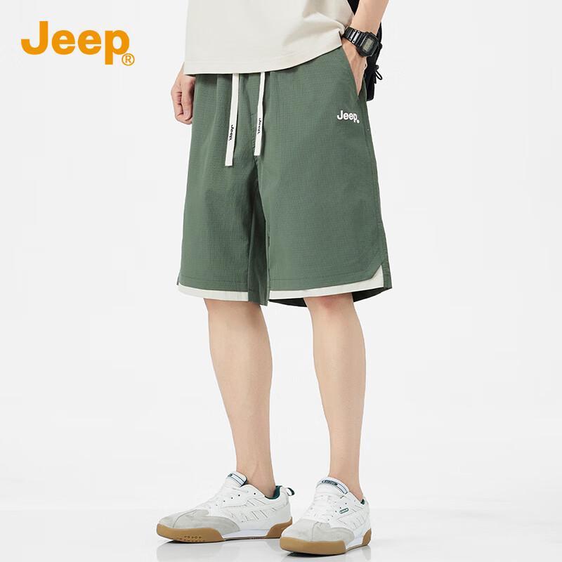 JEEP Men's Ice Silk Casual Sport Shorts