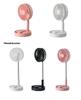 Retractable Electric Fan USB Charging Foldable Fan Portable Mini Four Speed Electric Fan Dormitory Outdoor Activity