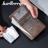 Baellerry Мужские модные короткие кошельки Классический дизайн Застежка-защелка Держатель для карт Винтажный деловой кошелек Кошельки для монет