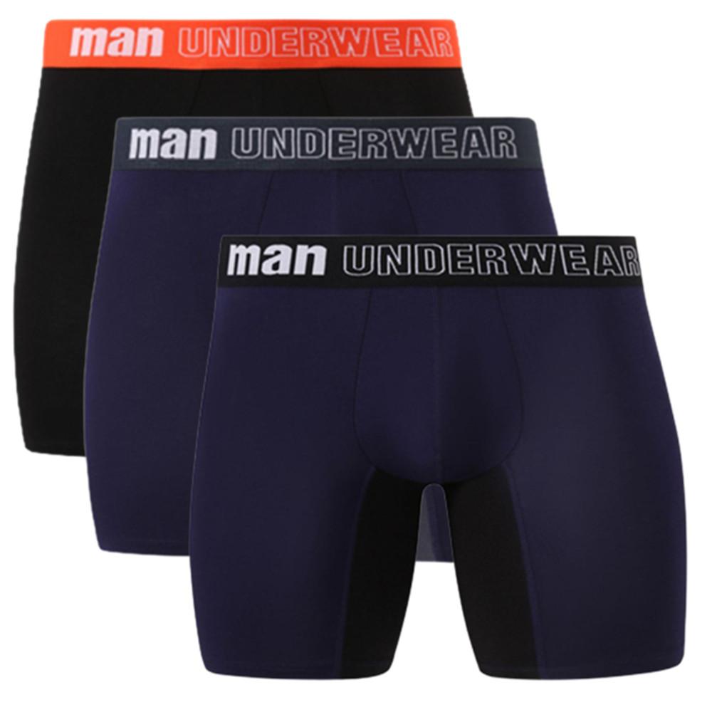 3 шт., мужское нижнее белье большого размера, трусы-боксеры ML XL 2XL 3XL 4XL 5XL 6XL 7XL