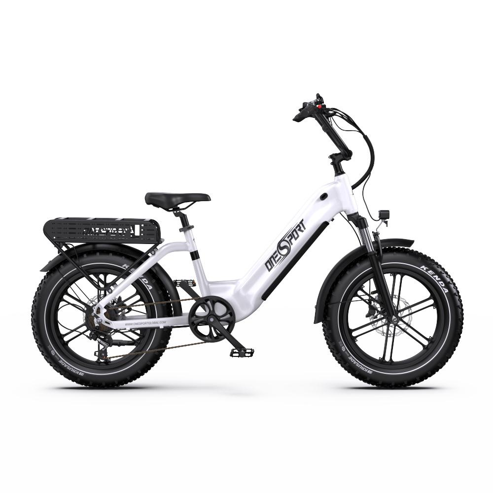 ONESPORT OT08 Adults E-Bike - 500W Responsive Motor 48V18Ah Removable Battery 120KG Weight Capacity Perfect for Daily Errands