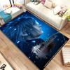 Final Fantasy Series Games Area Rug,Carpet Rug for Home Living Room Children's Bedroom Sofa Doormat Decor,Non-slip Floor Mat 3D