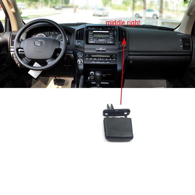 Автомобильная передняя панель кондиционера, вентиляционные отверстия, зажим для Toyota Land Cruiser LC200 FJ200
