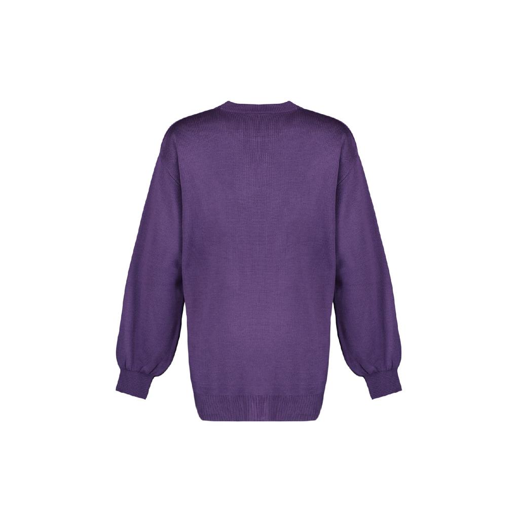 Фиолетовый вязаный свитер Tctaw23ak00014