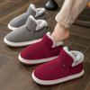 Winter New Elderly Cotton Shoes Wear Non-slip Soft Sole Wear-resistant Indoor Warm Super Thick Flannel Cotton Slippers