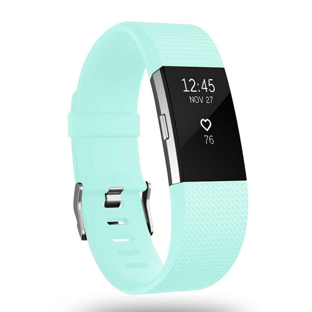 Fitbit Charge 2 Клетчатый узор TPE Спортивный сменный ремешок на запястье