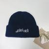 Autumn and winter new firewood man wool hat men's and women's embroidered warm knitted hat children's cold hat trendy