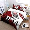 Striped hat, rose, silhouette. Bedding sets Duvet cover sets Duvet covers Pillowcases(1*Duvet Cover 2*Pillowcases without duvet insert)