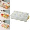 Divided Serving Dishes 6 Compartments Dustproof with Lid Luxury Snack Platter Nut and Candy
