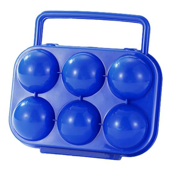 Ящик для яиц с 6 сетками и ручкой, большой емкости, ударопрочный, компактный, портативный, для хранения яиц