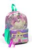 Рюкзак Little Yuva Розовый Вода Зеленый Единорог Девушка с двумя отделениями 23533