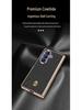 Оригинальный кожаный магнитный чехол для телефона Samsung Z Fold7/6 - Гальванизированный защитный корпус с узором "Личи" и встроенной пленкой.