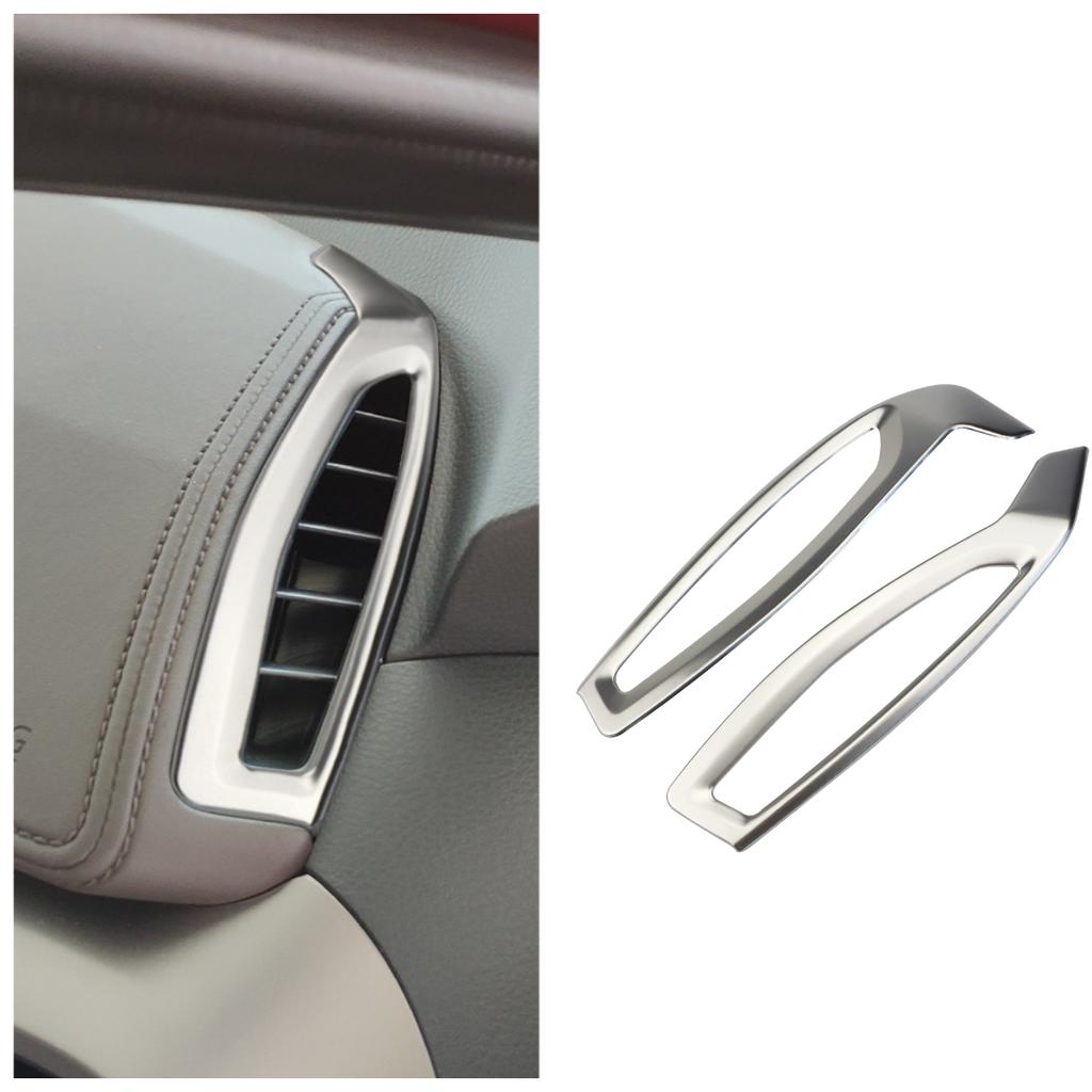 Stainless Steel Car Air Conditioning Vent Outlet Cover Trim Sticker for Toyota C-HR CHR 2016-2022 Car-Styling LHD Accessories