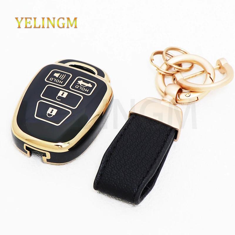 4 Кнопки Новый ТПУ Чехол Оболочка Для Ключа Автомобиля Для Toyota Prius Corolla Yaris Avensis Camry Rav4 2012 2013 2014