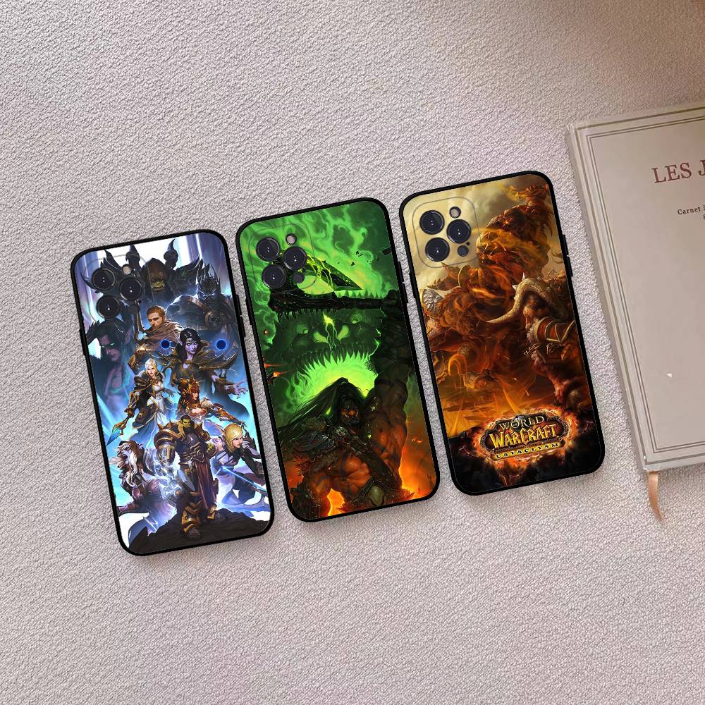 Game World Of W-Warcraftes Phone Case For IPhone 17 16 15 14 11 12 13 Mini Pro XS Max Plus Funda Shell