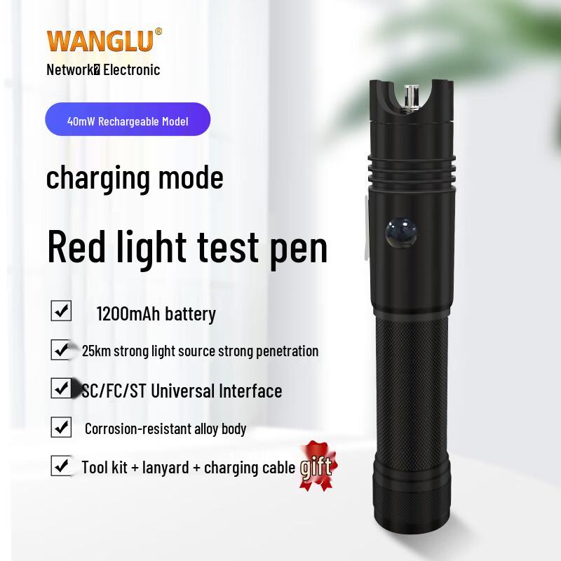 Networkcom Red Light Fiber Optic Tester Pen