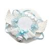 5.8cm Cute Creative Design Badge Pin Holder Kawaii Wings Lace Bow Kpop Badge Clip Displaying Protector Photocard Badge Holder