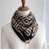 Warm Square Scarf, Silk Scarf, Cotton Scarf, Neck Warmer