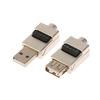 1 шт. Металлический корпус USB 2.0 Male Female для телефона, клавиатуры, мыши, Быстрая зарядка, Проводной разъем, Беспаечный штекер USB, Клемма для DIY-монтажа