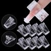 10 шт. набор инструментов для акриловых зажимов для ногтей, прозрачный гель для быстрого наращивания ногтей, зажимы для наращивания ногтей, УФ-зажимы XYZ