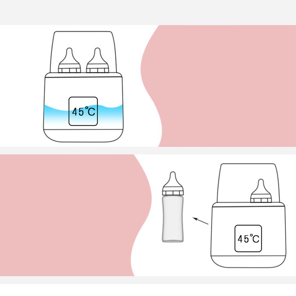 Baby Bottle Warmer Remote Control Automatic Constant Temperature Infant Bottle Dryer