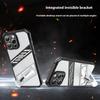Чехол-книжка со складной подставкой для iPhone 16 Pro Max, PC+TPU, противоударный