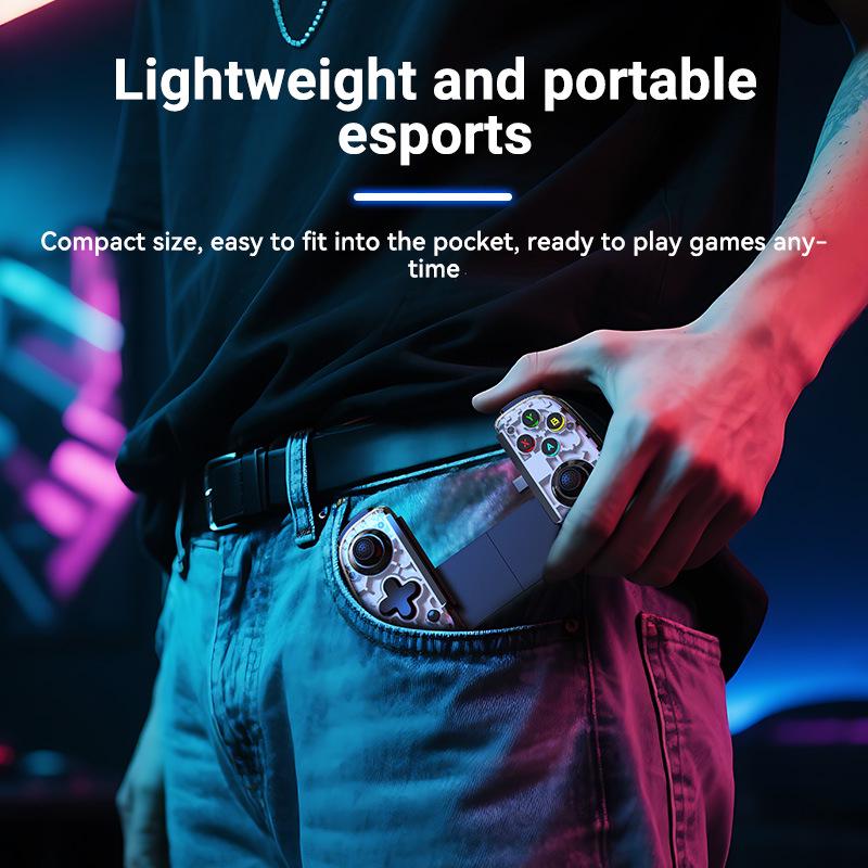 Игровой контроллер D6mini Stretch с беспроводным/проводным двойным режимом для SWITCH, Android, iOS и мобильных телефонов