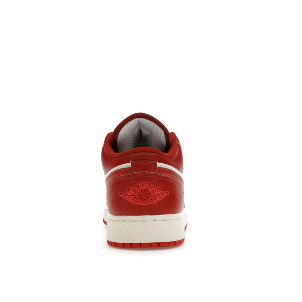 Детские кроссовки Air Jordan 1 Low SE GS Dune Red White Lobster Sail FJ3465-160