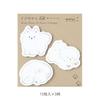 Midori Fusen Paper Point White Dog Pattern