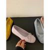 Soft Female Silk Fashion Shallow Ladies Flats With Shoes Slides Round Toe Footwear Slip On Women Ballet