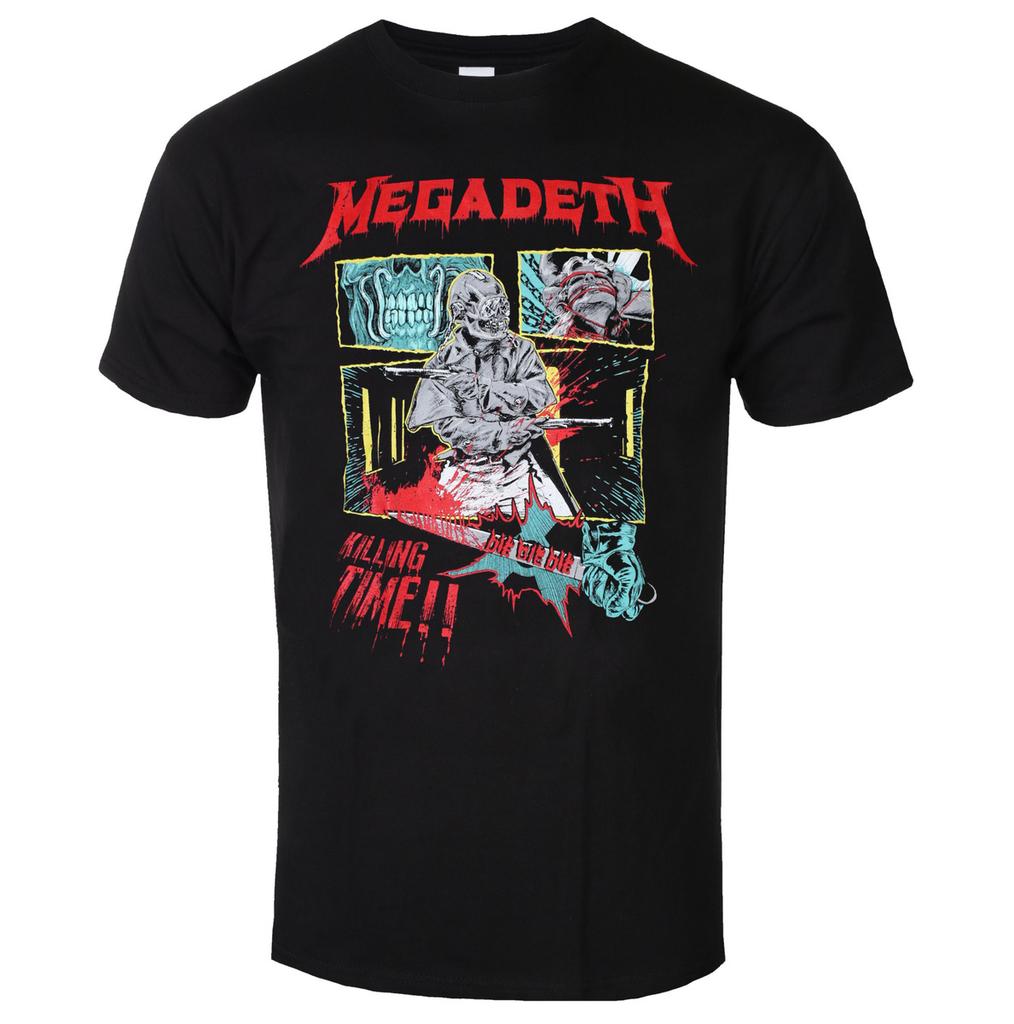 Yk Megadeth Graphic Cotton Tshirt Unisex Summer Short Sleeve Fashion Brand Tee Luxury Casual Vintage Tees