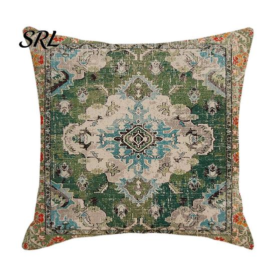 Hidden Zipper Pillowcase Boho Throw Pillow Covers, 18 x Inch Bohemia Case Ethnic Style Cushion Case, Decorative for Sofa Couch Cover