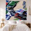 Jorge Lorenzo Custom Your Name Wall Decor Tapestry Art For Pet Memorial Birthdaywedding Party Backdrop Family Gift