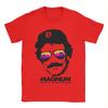 Magnum PI T Shirts Unisex Pure Cotton Novelty TShirt Crew Neck  Tee Shirt Short Sleeve Clothes Classic